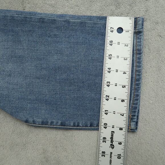 Lucky Brand Jeans Women's Size 14/32 Blue Mid-Rise Sweet Crop Denim 24.5" Inseam - Picture 5 of 16